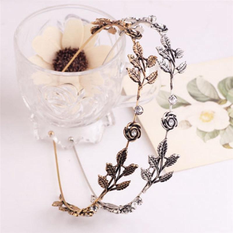 Vintage Style Rose Headband - Floral Fawna