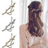 Vintage Style Tree Branch Hairpin - Floral Fawna