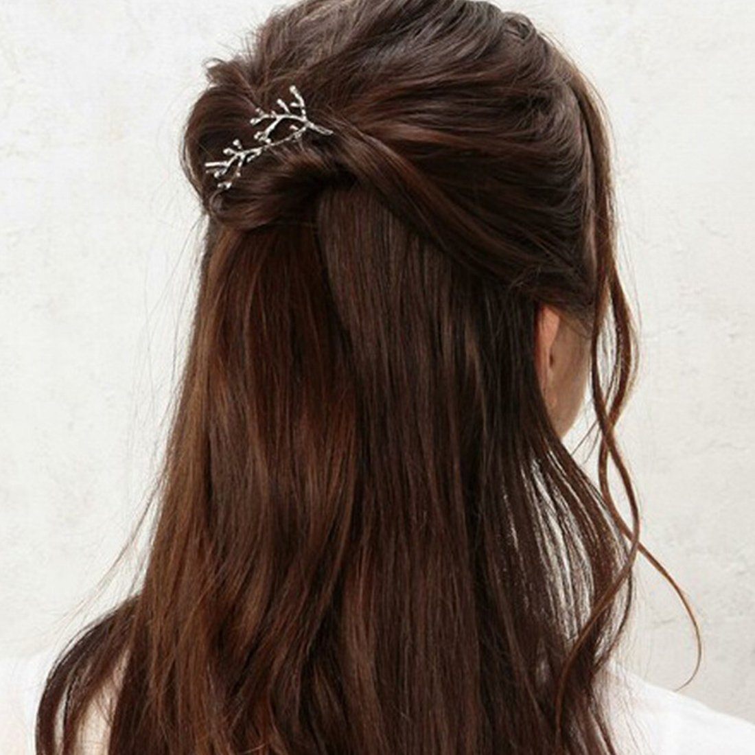 Vintage Style Tree Branch Hairpin - Floral Fawna