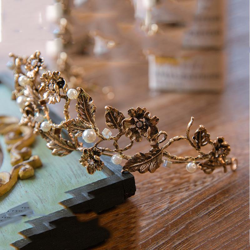 Vintage Style Vine Tiara Headband - Floral Fawna