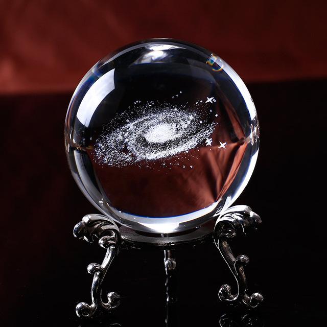 Miniature Galaxy Crystal Ball Home Decor - Floral Fawna