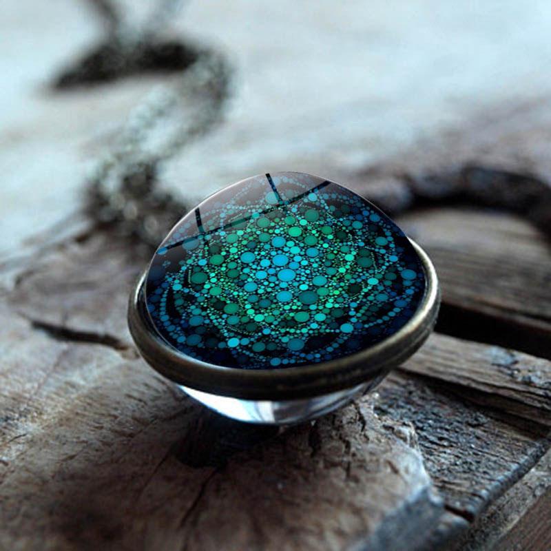 Mystic Flower of Life Necklace - Floral Fawna