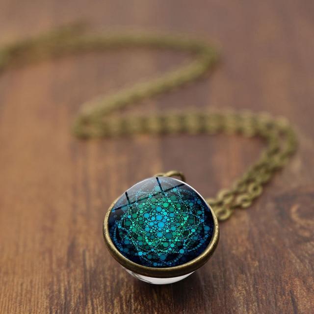 Mystic Flower of Life Necklace - Floral Fawna
