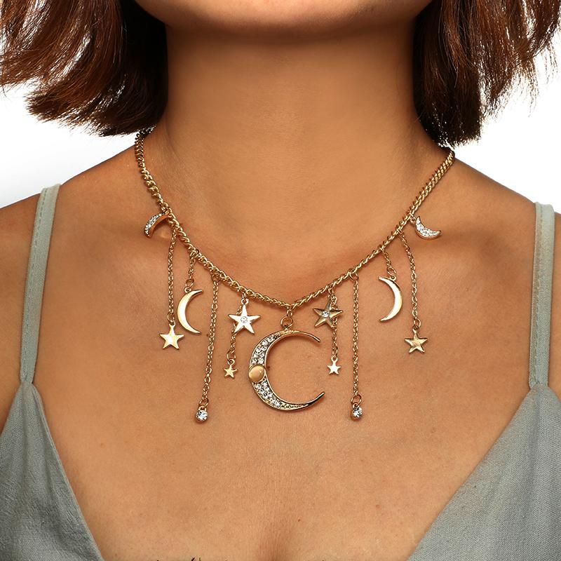 Starry Starry Night Necklace - Floral Fawna