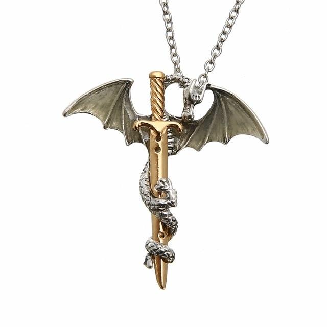 The Dragon Warrior Glow In The Dark Necklace - Floral Fawna