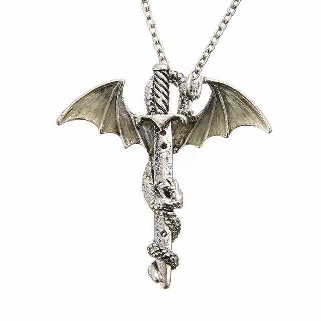 The Dragon Warrior Glow In The Dark Necklace - Floral Fawna