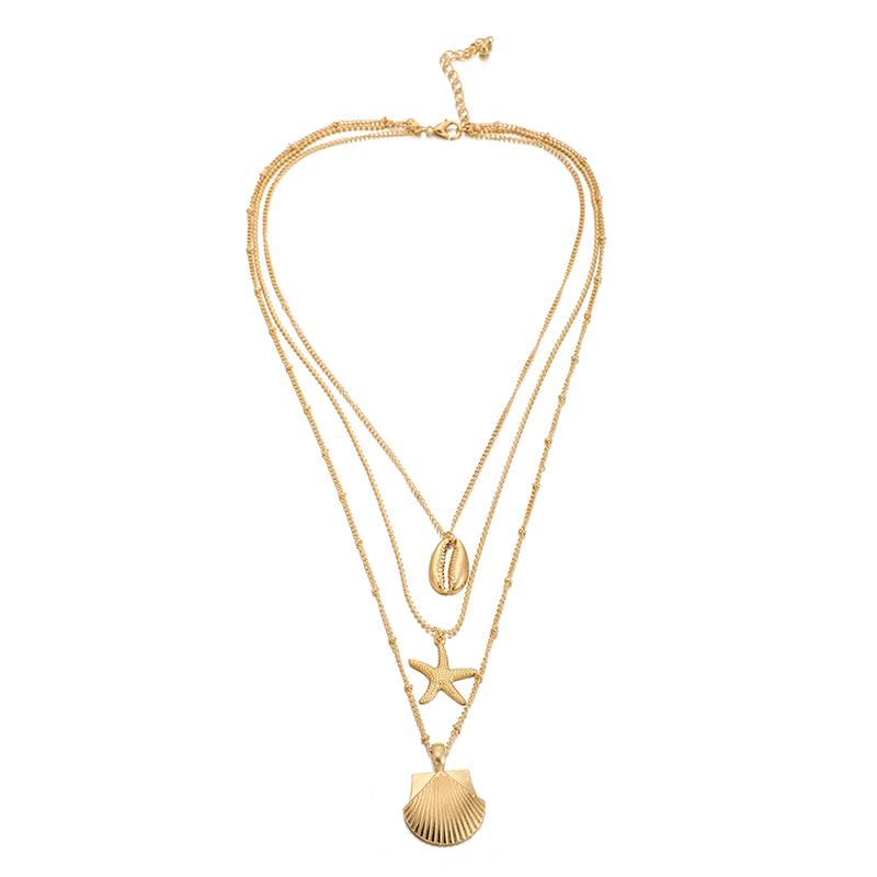 The Sea Goddess Necklace - Floral Fawna