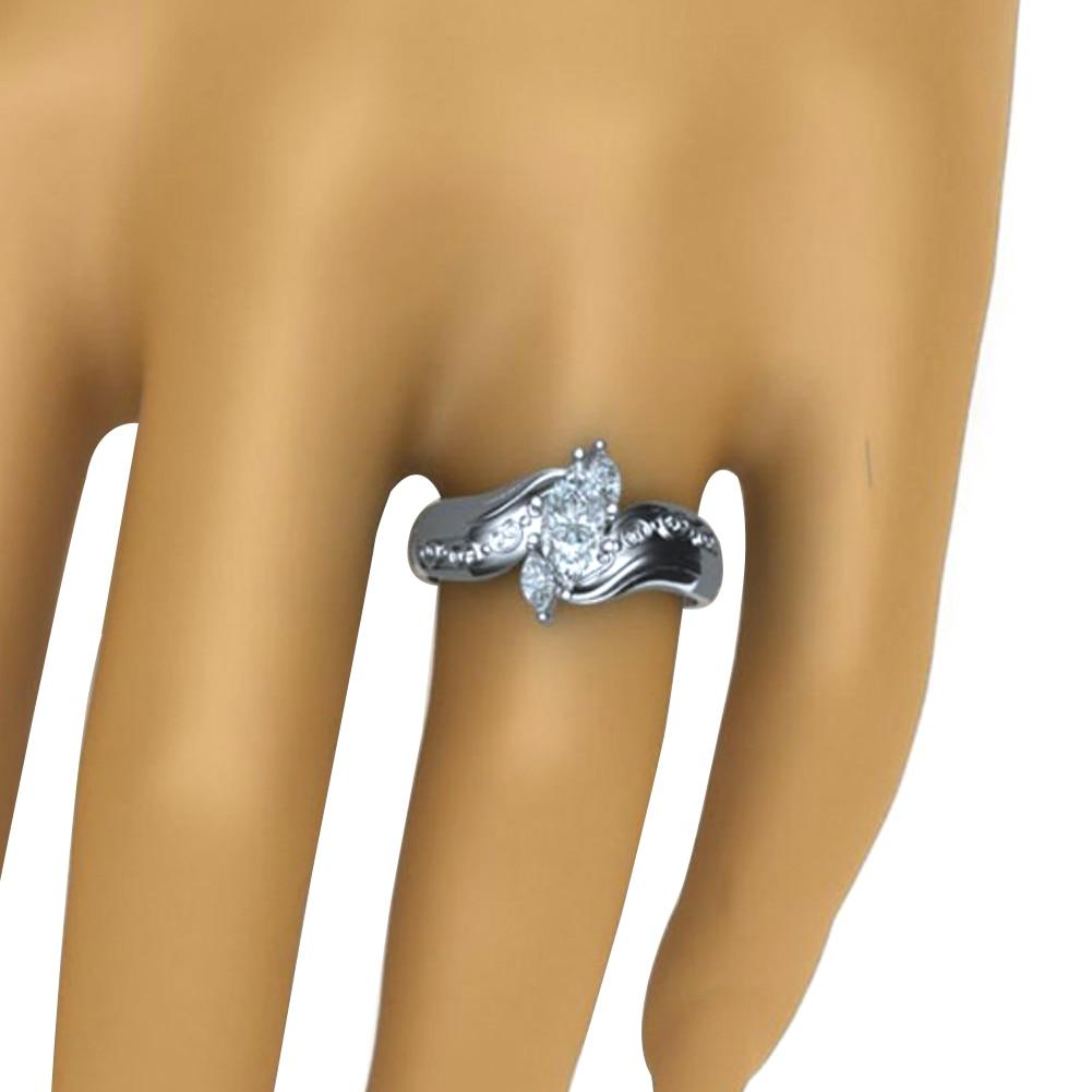 Majestic Crystal Princess Ring - Floral Fawna