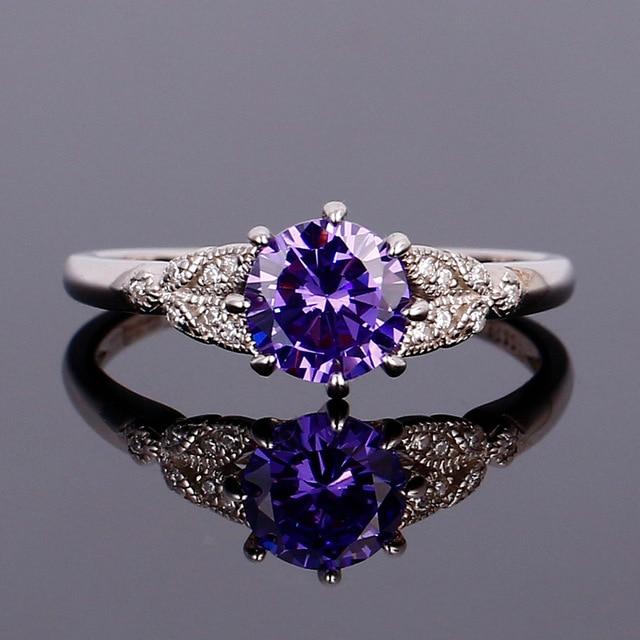 Round Majestic Crystal Ring - Floral Fawna