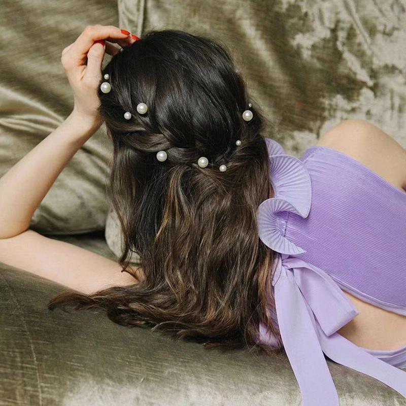 Flowers & Pearls Hair Pin Set - Floral Fawna