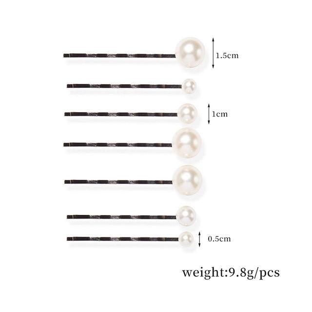Flowers & Pearls Hair Pin Set - Floral Fawna