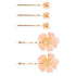 Flowers & Pearls Hair Pin Set - Floral Fawna