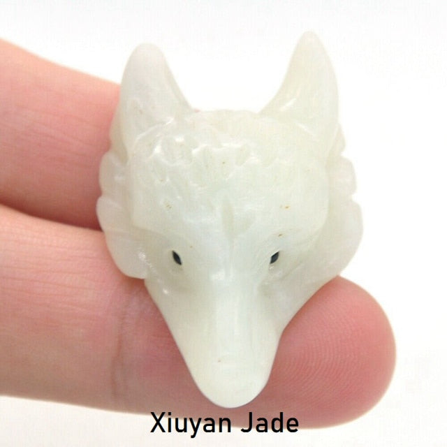 Wolf Head Crystal - Floral Fawna