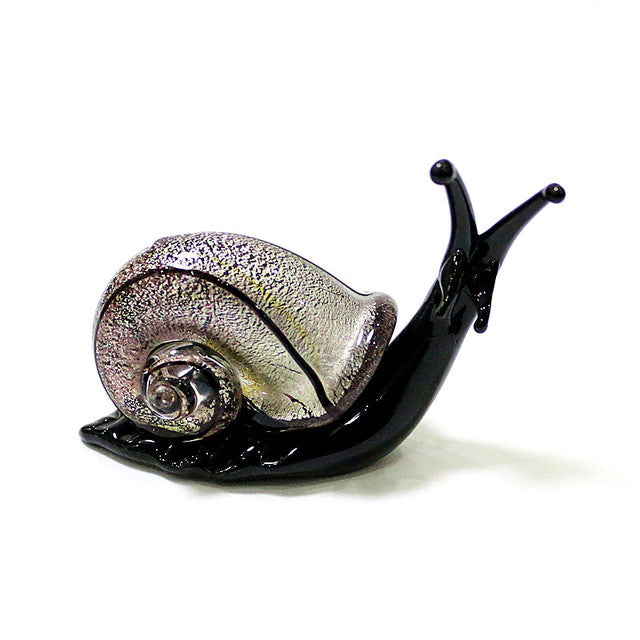Miniature Glass Snail - Floral Fawna