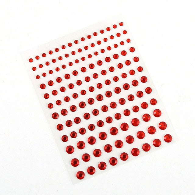 Sparkling Rhinestone Facial Art Stickers - Floral Fawna