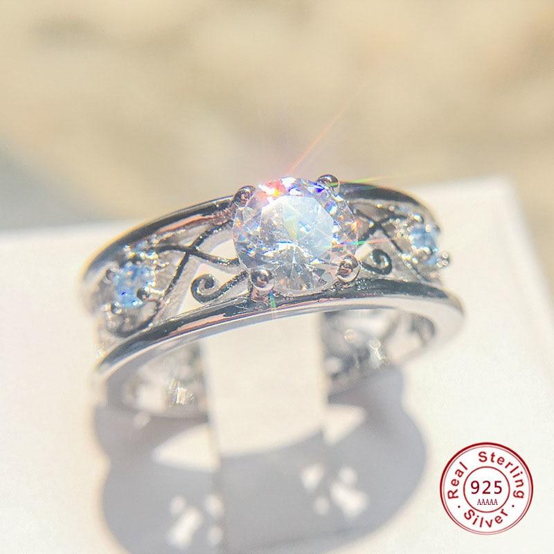 Blue Fantasy World Ring - Floral Fawna