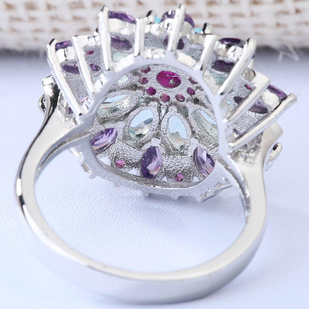 Colorful Summer Flower Ring - Floral Fawna