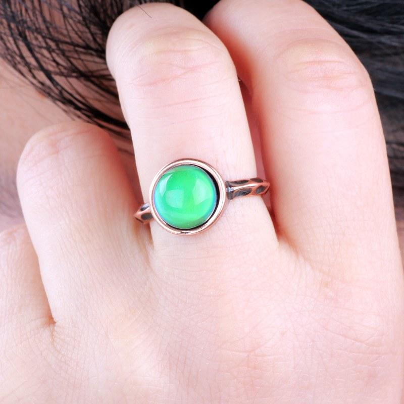 Magical Vintage Mood Ring Copper - Floral Fawna