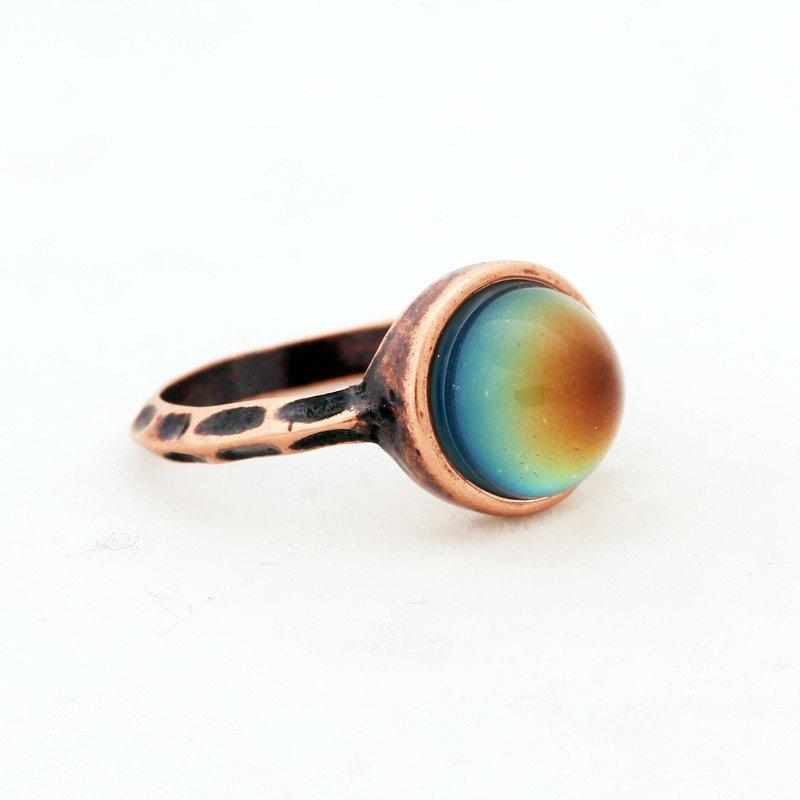 Magical Vintage Mood Ring Copper - Floral Fawna