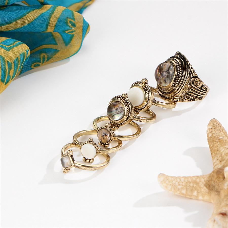 Majestic Universe Ring Set - Floral Fawna