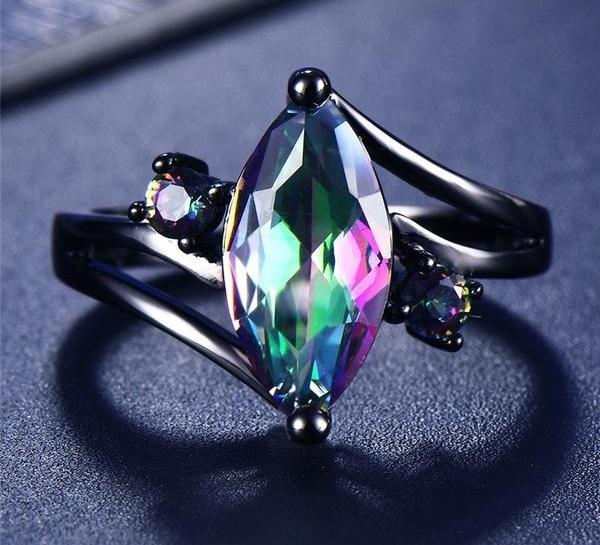 Mystic Fire Goddess Ring - Floral Fawna