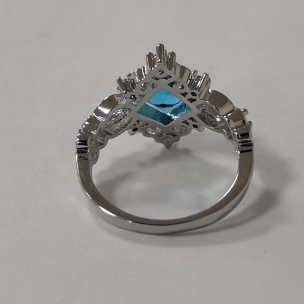 Princess Blue Stone Ring - Floral Fawna