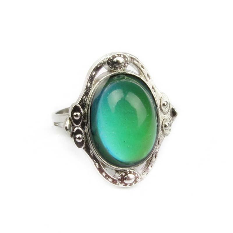 Retro Style Magical Mood Ring - Floral Fawna