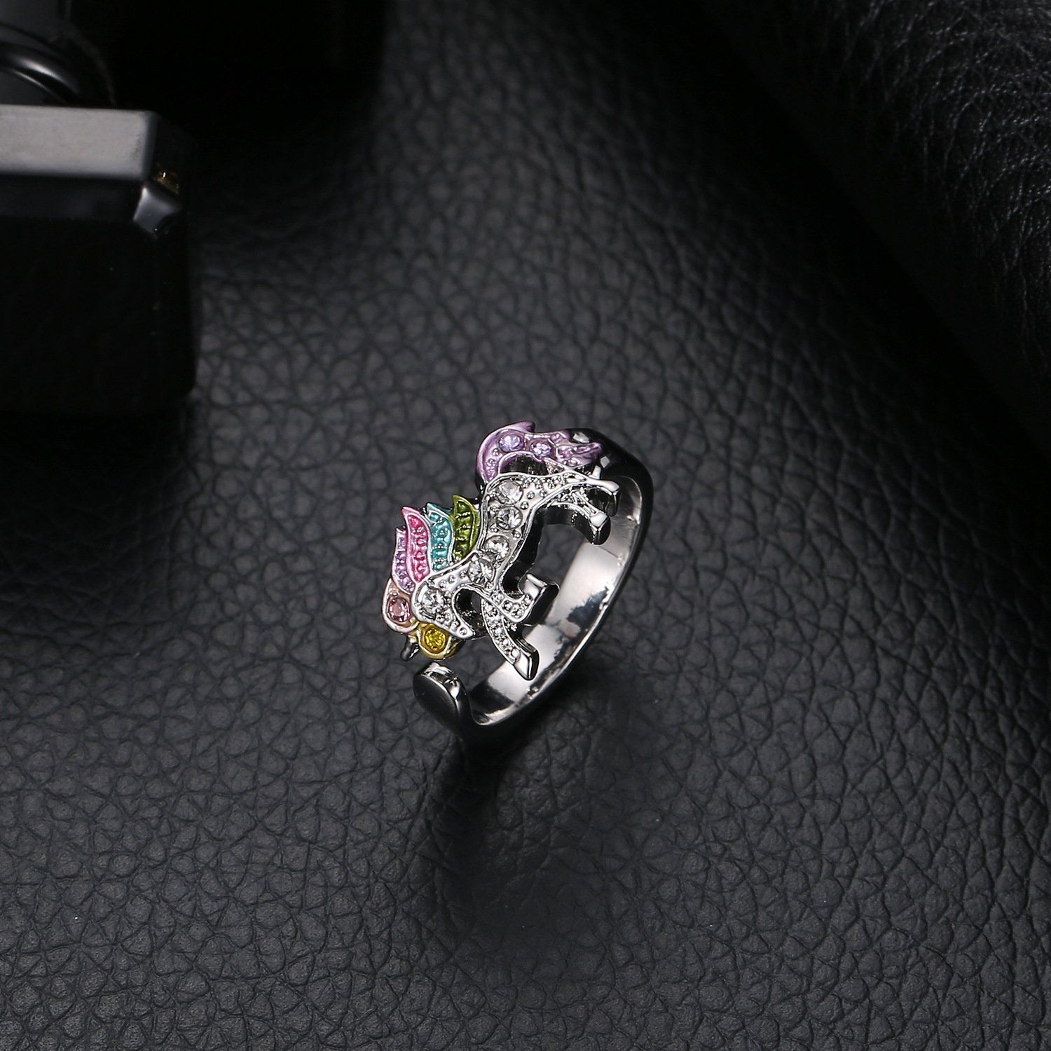 The Rainbow Unicorn Ring - Floral Fawna