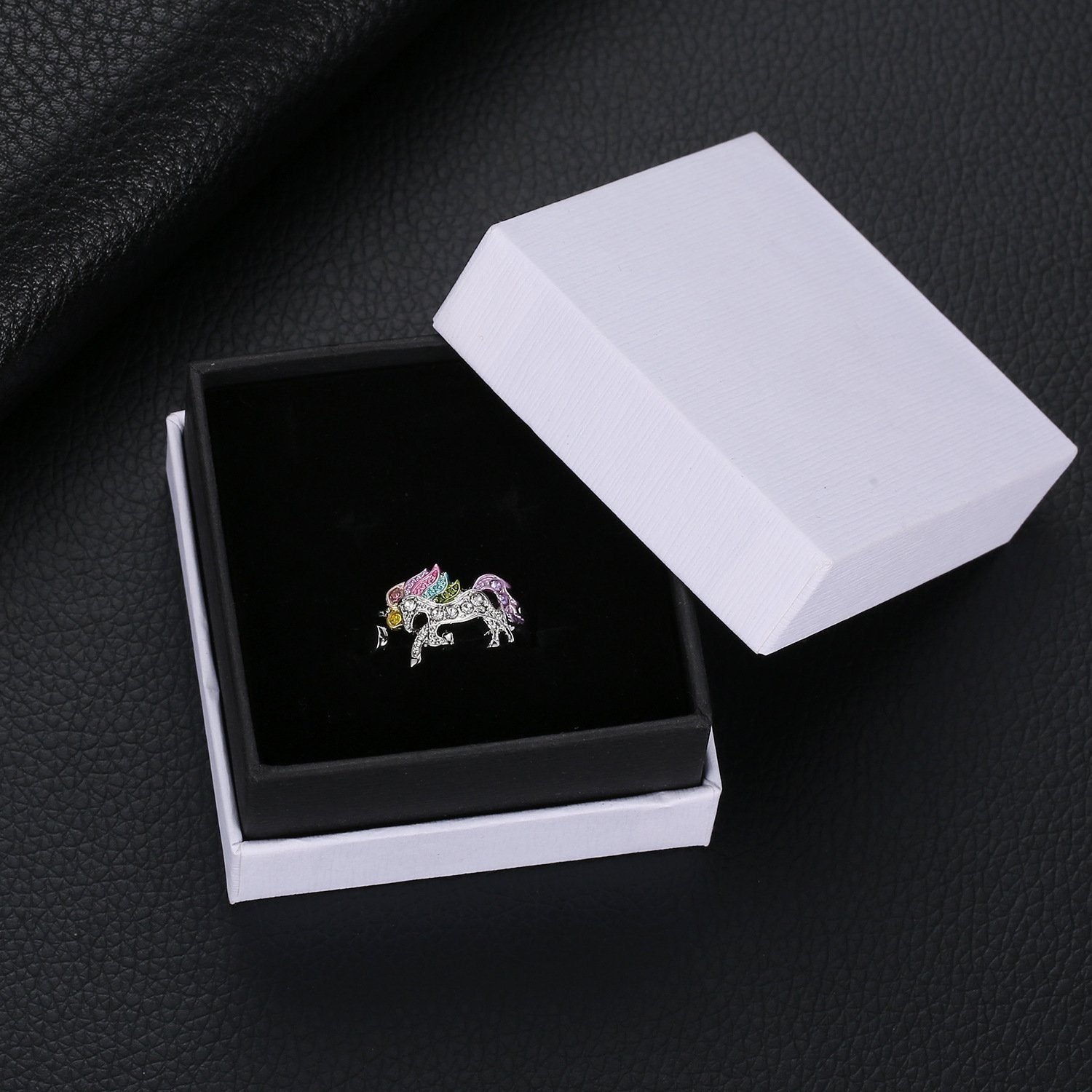 The Rainbow Unicorn Ring - Floral Fawna