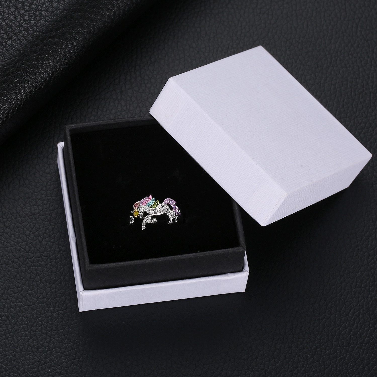 The Rainbow Unicorn Ring - Floral Fawna
