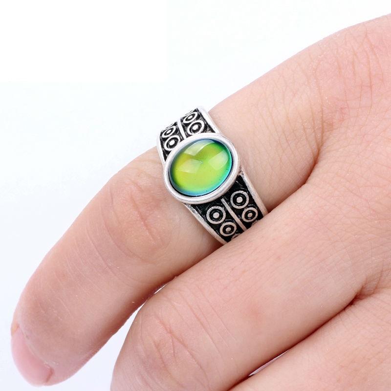 Vintage Style Magical Mood Ring - Floral Fawna