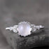 Vintage Style Monarchy Moonstone Ring - Floral Fawna