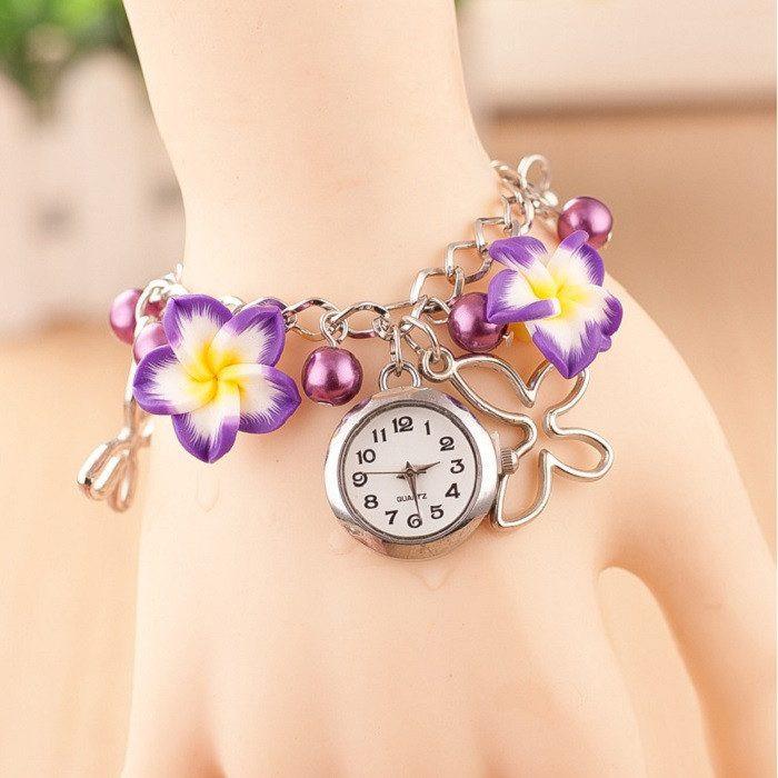 Butterflies & Flowers Bracelet Watch - Floral Fawna