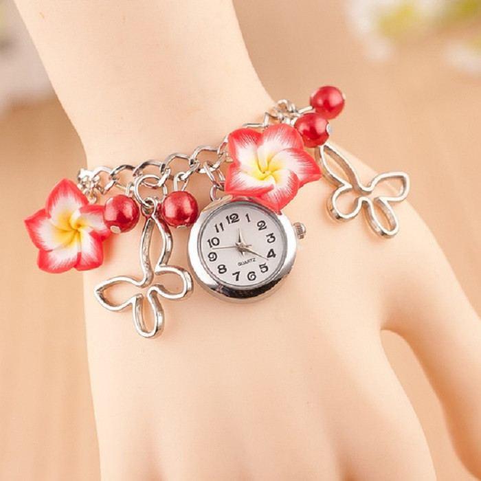 Butterflies & Flowers Bracelet Watch - Floral Fawna