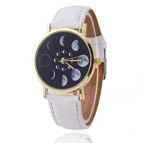Phases Of The Moon "Luna" Watch - Floral Fawna