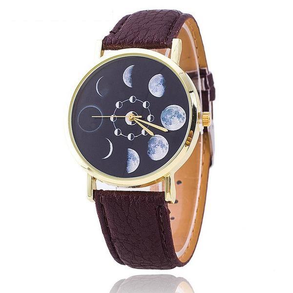 Phases Of The Moon "Luna" Watch - Floral Fawna