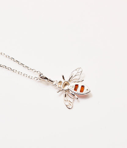 Amber Bee Necklace