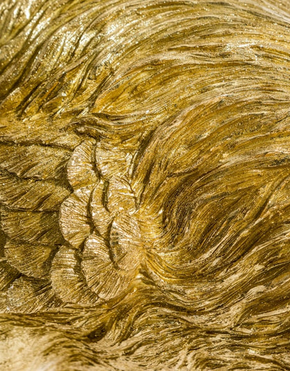 Large Gold Ostrich Side Table