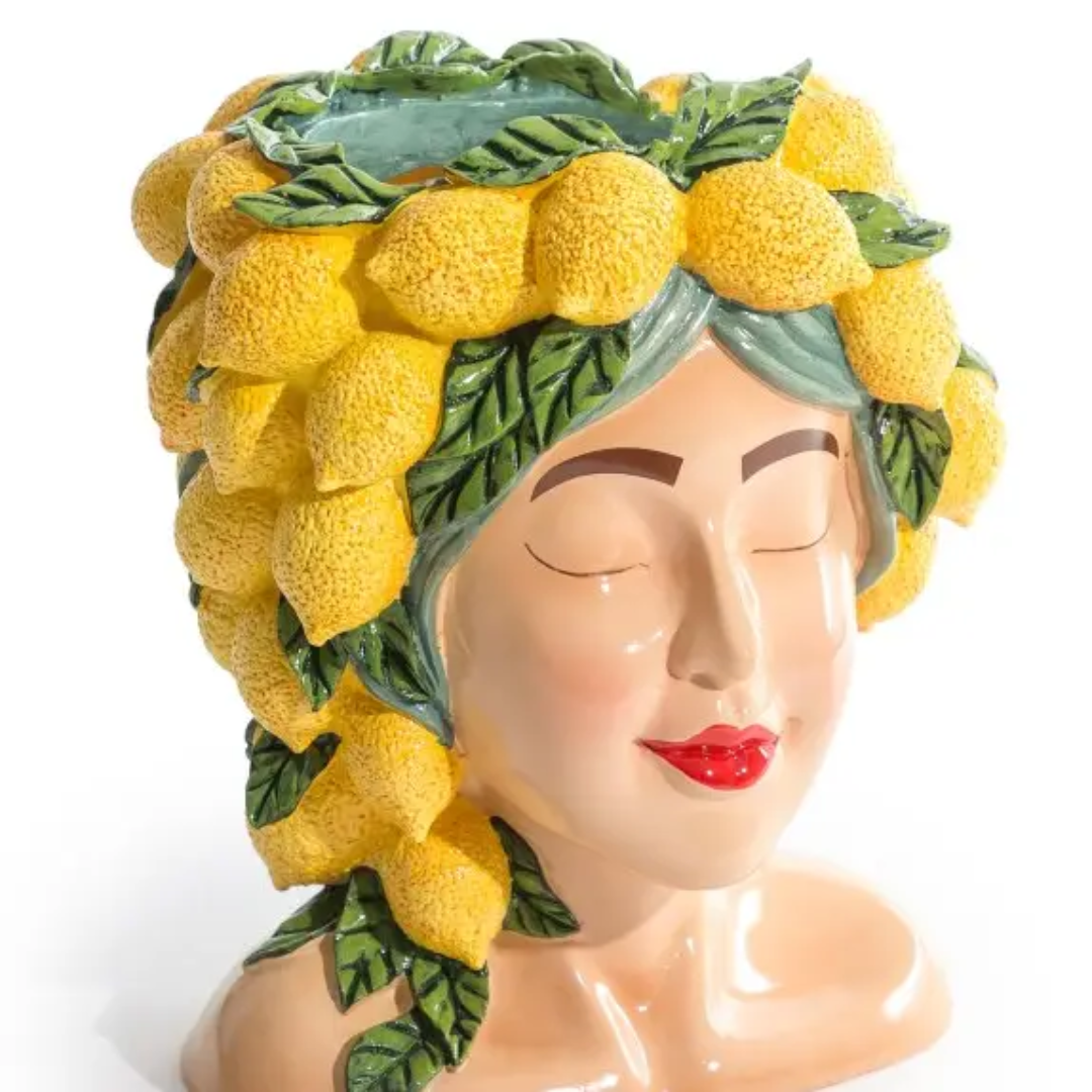 Lemon Lady Vase