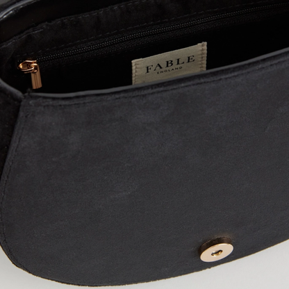 Fable Deer &amp; Moon Embroidered Saddle Bag