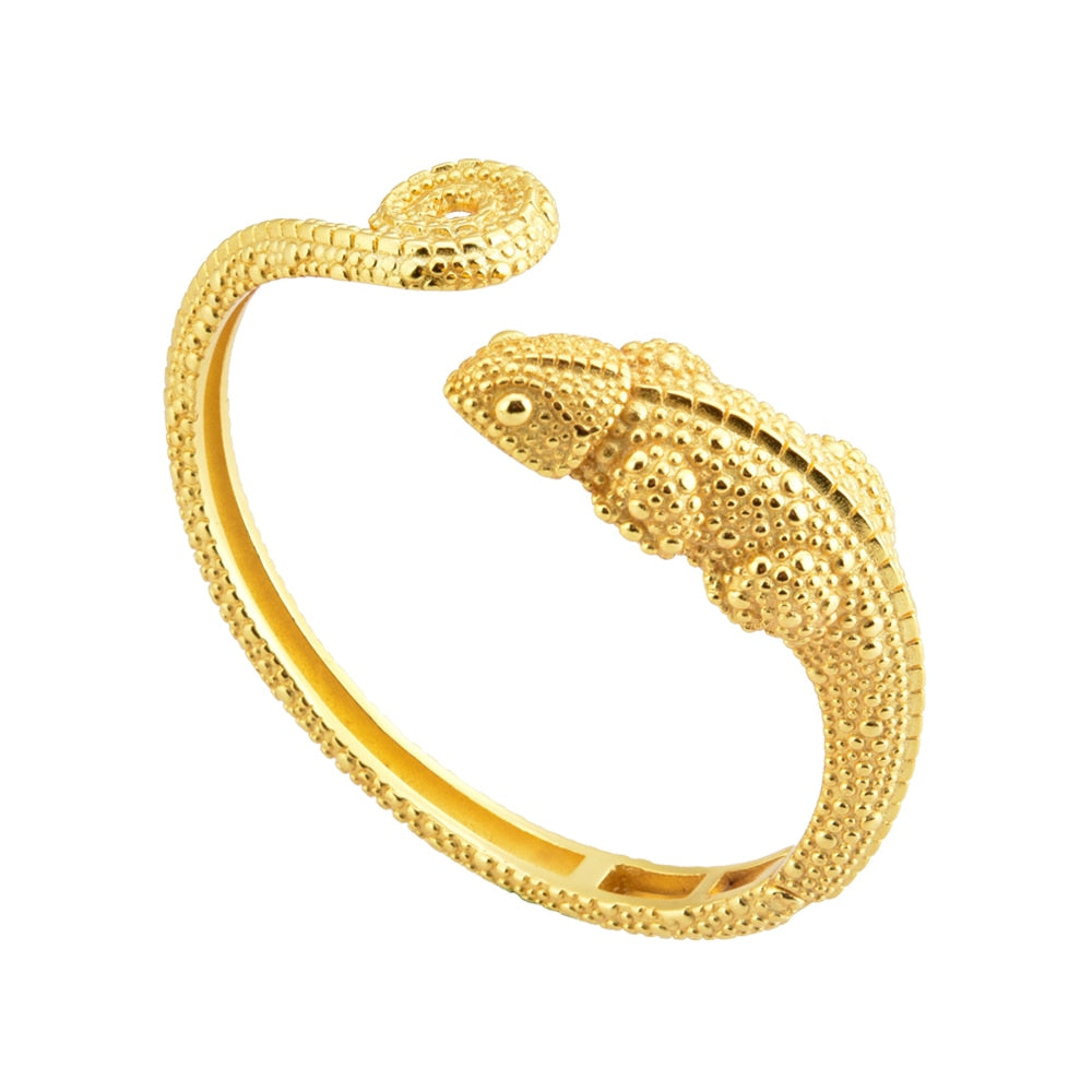 Sterling Silver Chameleon Bracelet