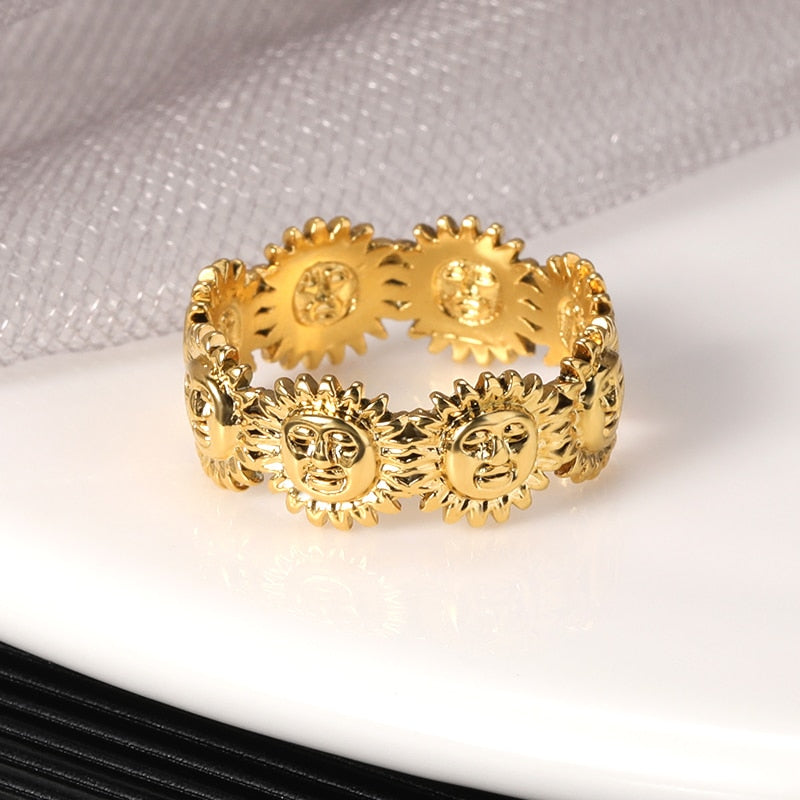 Bohemian Sun Ring - Floral Fawna