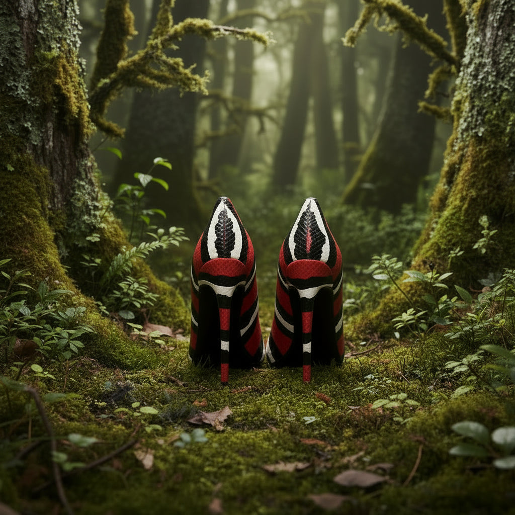 Scarlet Kingsnake Heels