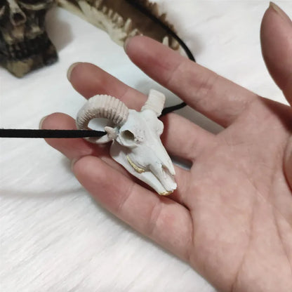 Ram Skull Necklace