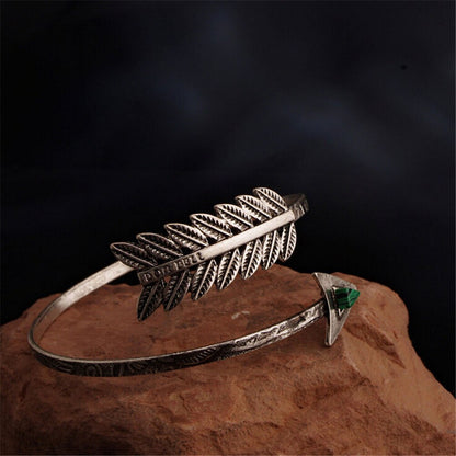 Viking Feather Upper Armlet - Floral Fawna