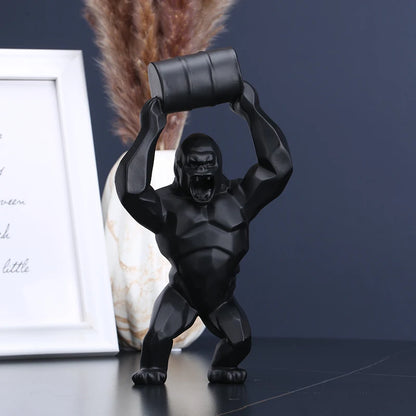 Angry Gorilla Sculpture