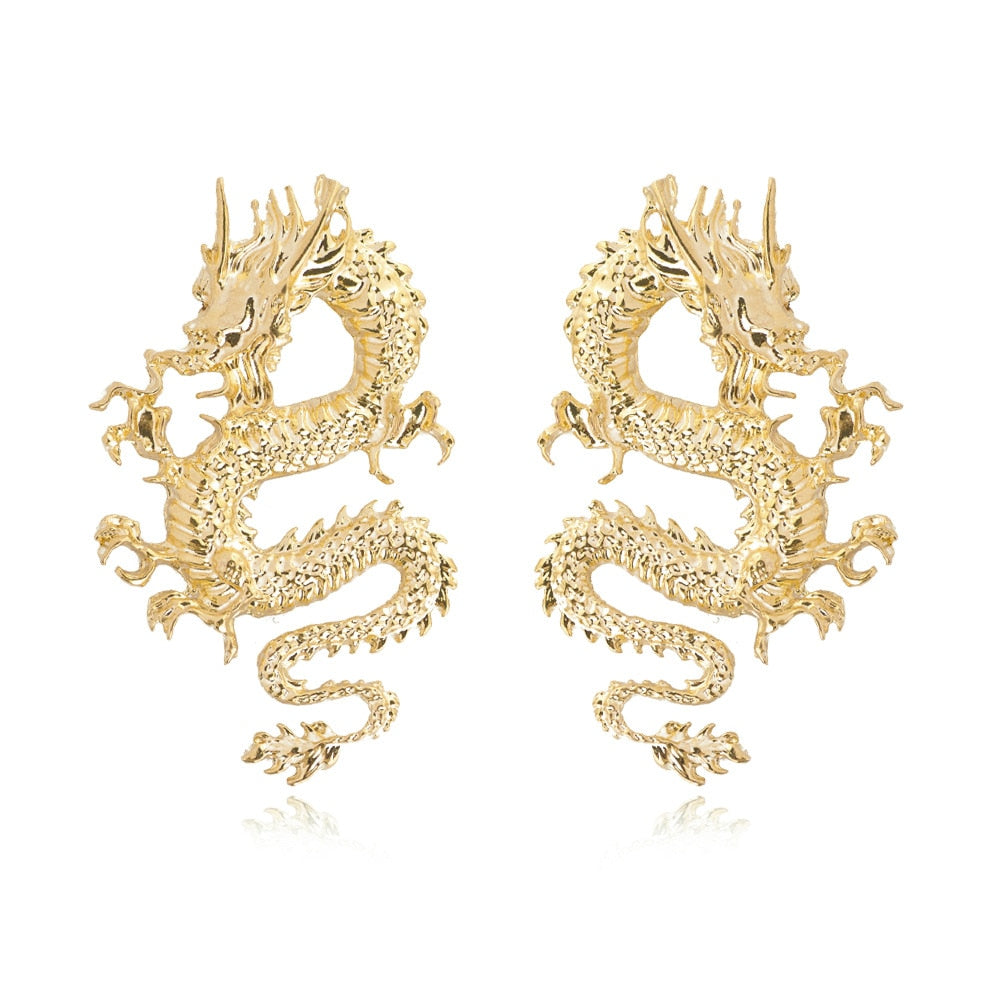 Chinese New Year Dragon Earrings