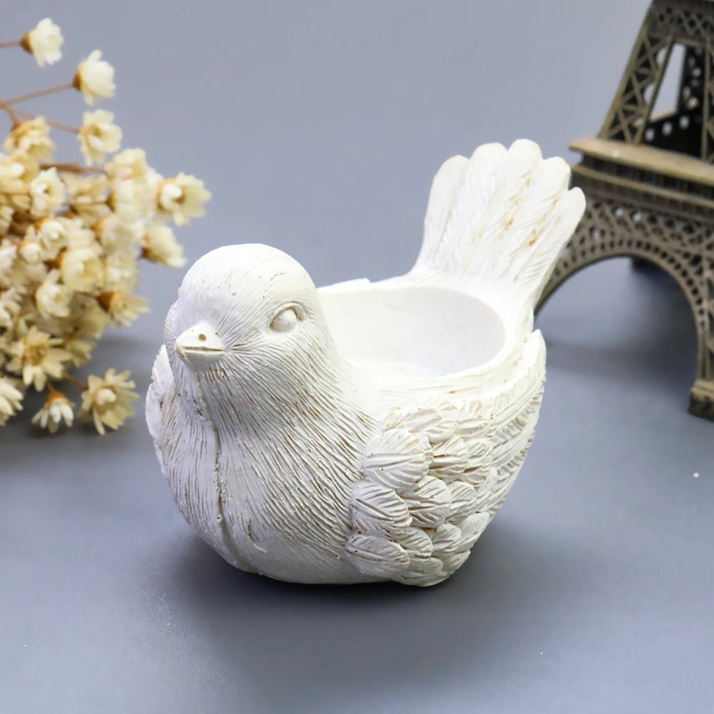 Bird Tea Light Holder - Floral Fawna