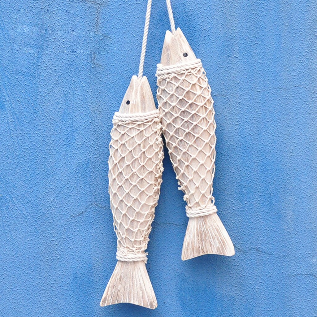 Nautical Wooden Fish Hanging