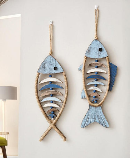 Wooden Fish Wall Hanging